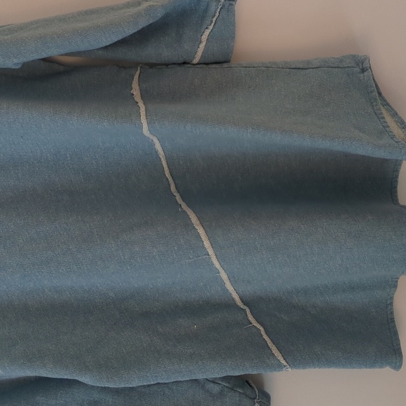 Soft Surroundings Asymmetrical Hem Cozy Boho Coastal Tunic Sz M - Picture 3 of 7